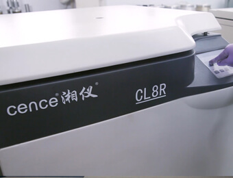 develop a super large capacity refrigerated centrifuge CL8R