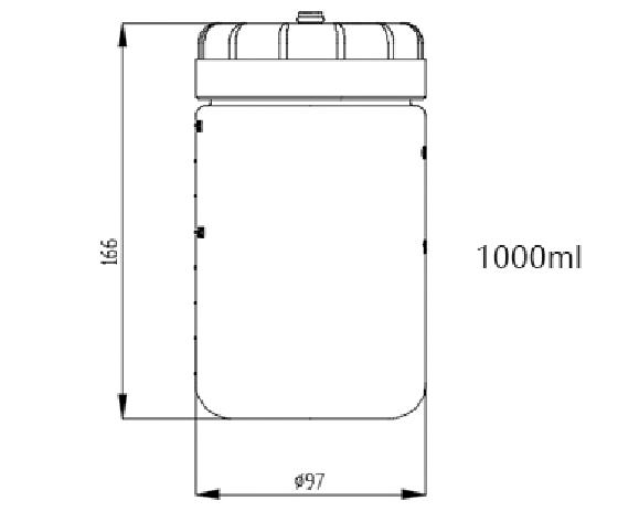 High Speed Centrifuge Bottle Product Characteristics of 1000mL High-Speed Centrifuge Bottle