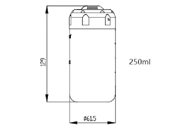 Centrifuge Accessories Product Characteristics of 250mL High-Speed Centrifuge Bottle